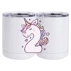 10 oz. White Stainless Steel Short Tumbler Thumbnail