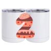10 oz. White Stainless Steel Short Tumbler Thumbnail