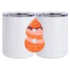 10 oz. White Stainless Steel Short Tumbler Thumbnail