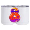 10 oz. White Stainless Steel Short Tumbler Thumbnail