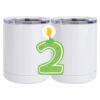 10 oz. White Stainless Steel Short Tumbler Thumbnail