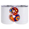 10 oz. White Stainless Steel Short Tumbler Thumbnail