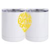 10 oz. White Stainless Steel Short Tumbler Thumbnail