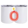 10 oz. White Stainless Steel Short Tumbler Thumbnail
