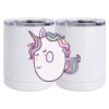 10 oz. White Stainless Steel Short Tumbler Thumbnail