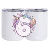 10 oz. White Stainless Steel Short Tumbler Thumbnail