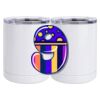 10 oz. White Stainless Steel Short Tumbler Thumbnail