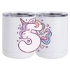 10 oz. White Stainless Steel Short Tumbler Thumbnail