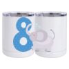 10 oz. White Stainless Steel Short Tumbler Thumbnail