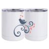10 oz. White Stainless Steel Short Tumbler Thumbnail