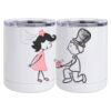 10 oz. White Stainless Steel Short Tumbler Thumbnail