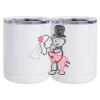 10 oz. White Stainless Steel Short Tumbler Thumbnail