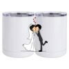 10 oz. White Stainless Steel Short Tumbler Thumbnail