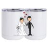 10 oz. White Stainless Steel Short Tumbler Thumbnail