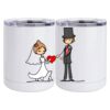 10 oz. White Stainless Steel Short Tumbler Thumbnail