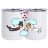 10 oz. White Stainless Steel Short Tumbler Thumbnail