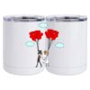 10 oz. White Stainless Steel Short Tumbler Thumbnail