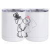 10 oz. White Stainless Steel Short Tumbler Thumbnail