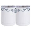 10 oz. White Stainless Steel Short Tumbler Thumbnail