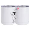 10 oz. White Stainless Steel Short Tumbler Thumbnail