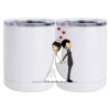 10 oz. White Stainless Steel Short Tumbler Thumbnail