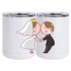 10 oz. White Stainless Steel Short Tumbler Thumbnail