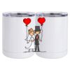 10 oz. White Stainless Steel Short Tumbler Thumbnail