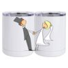10 oz. White Stainless Steel Short Tumbler Thumbnail