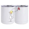 10 oz. White Stainless Steel Short Tumbler Thumbnail
