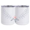 10 oz. White Stainless Steel Short Tumbler Thumbnail