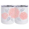 10 oz. White Stainless Steel Short Tumbler Thumbnail