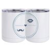 10 oz. White Stainless Steel Short Tumbler Thumbnail