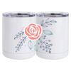 10 oz. White Stainless Steel Short Tumbler Thumbnail