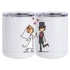 10 oz. White Stainless Steel Short Tumbler Thumbnail