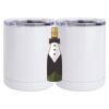 10 oz. White Stainless Steel Short Tumbler Thumbnail
