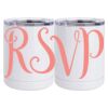 10 oz. White Stainless Steel Short Tumbler Thumbnail