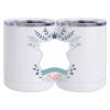 10 oz. White Stainless Steel Short Tumbler Thumbnail