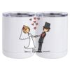 10 oz. White Stainless Steel Short Tumbler Thumbnail