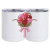 10 oz. White Stainless Steel Short Tumbler Thumbnail