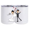 10 oz. White Stainless Steel Short Tumbler Thumbnail