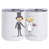 10 oz. White Stainless Steel Short Tumbler Thumbnail