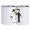 10 oz. White Stainless Steel Short Tumbler Thumbnail