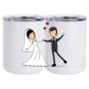 10 oz. White Stainless Steel Short Tumbler Thumbnail