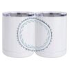 10 oz. White Stainless Steel Short Tumbler Thumbnail