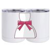 10 oz. White Stainless Steel Short Tumbler Thumbnail