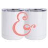 10 oz. White Stainless Steel Short Tumbler Thumbnail