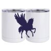10 oz. White Stainless Steel Short Tumbler Thumbnail