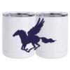 10 oz. White Stainless Steel Short Tumbler Thumbnail