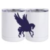 10 oz. White Stainless Steel Short Tumbler Thumbnail