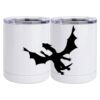 10 oz. White Stainless Steel Short Tumbler Thumbnail
